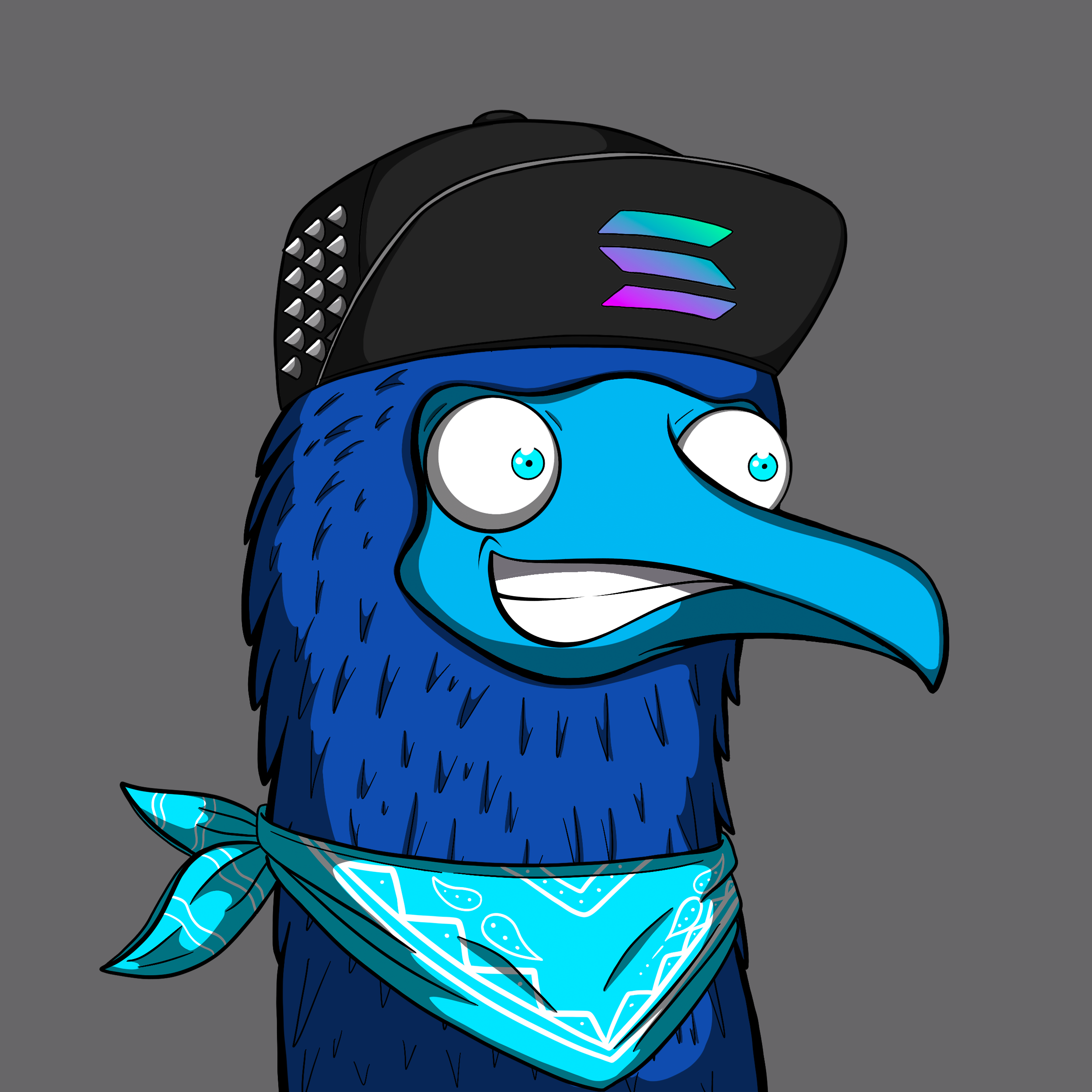 Booby character with cap